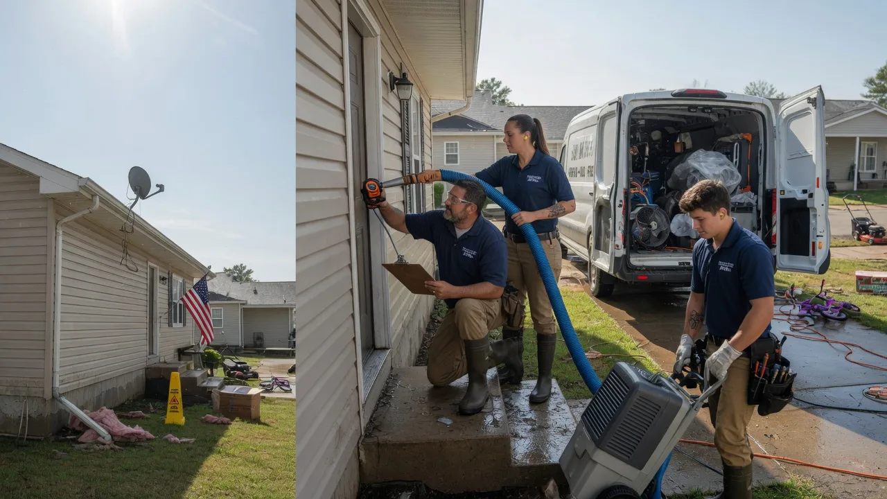 Ceiling Water Damage Restoration in Greenville, AL near me
